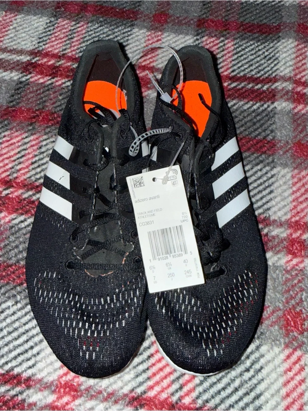 Adidas Adizero Avanti Boost Track Spikes Shoes Men's 7 NWT Women’s 8 1/2